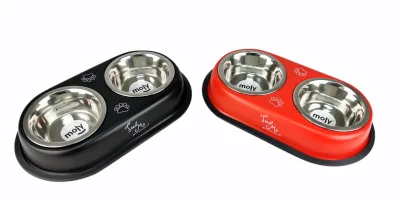 COMEDERO DOBLE DRAW 13,5CM 2X0,60L NEW