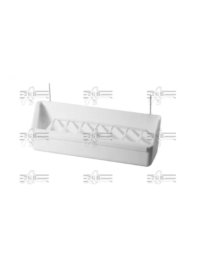 Mangeoire universelle avec grille 20x6x4 cm - lot de 5