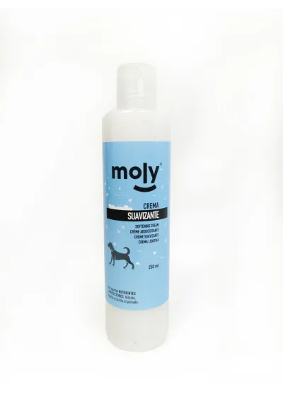 Crema Suavizante 250 ml Moly | Acondicionador Hidratante para Pelos Secos y Enredados