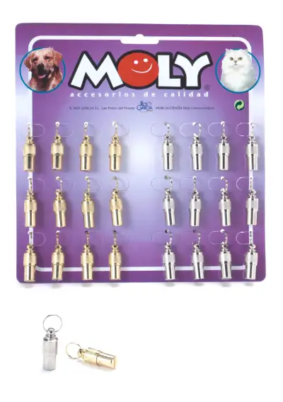 Expositor de 24 Portadirecciones para Collar de Perro y Gato | Identificación Segura – Moly