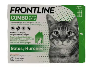 FRONTLINE COMBO GATOS 6 PIPETAS