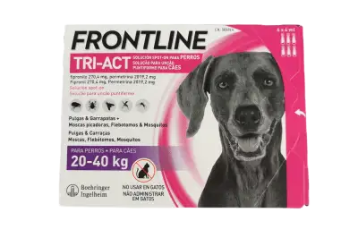 FRONTLINE TRI-ACT 10-20 KG (M) 6 PIPETAS