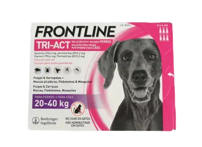 FRONTLINE TRI-ACT 20-40 KG (L)  6 PIPETAS