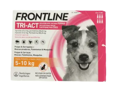 FRONTLINE TRI-ACT 5-10 KG (S) 6 PIPETAS