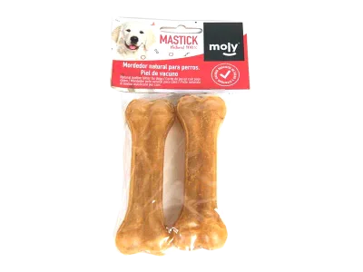Hueso Prensado 11 cm P-2 Moly | Snack Natural y Duradero para Perros Pequeños y Medianos