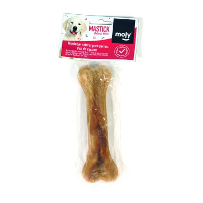 Hueso Prensado 21 cm Moly | Snack Natural y Duradero para Perros de Tamaño Medio