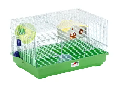 JAULA HAMSTER 1 PISO 47 X 30 X 27 CM.