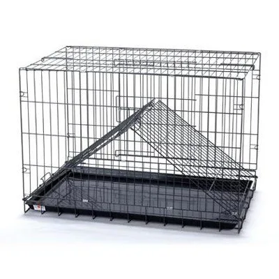 Jaula Metálica Mediana para Perros 78×48×55 cm Moly | Resistente, Segura y Plegable