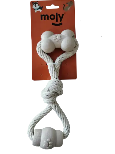 Jouet TPR Eco 26 cm double forme ergo