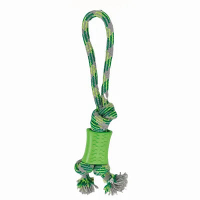 Lanceur Mordeur Vert 35 cm Moly | Jouet Résistant pour Chiens Actifs