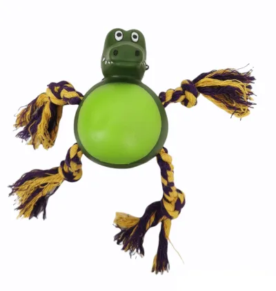 Mordeur Crocodile pour Chiens 21 cm Moly | Jouet Résistant et Stimulant