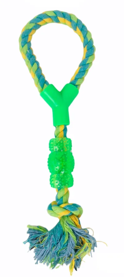 Mordedor Lanzadera WOW 40 cm Moly | Juguete Resistente para Lanzar, Morder y Jugar al Aire Libre