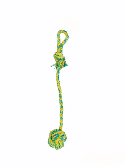 Mordedor Pelota WOW 45 cm Moly | Juguete Resistente con Cuerda para Perros Activos