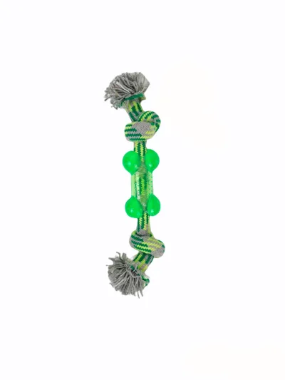 Mordedor TPR 26 cm Green Moly | Juguete Resistente para Masticar y Fortalecer la Mandíbula