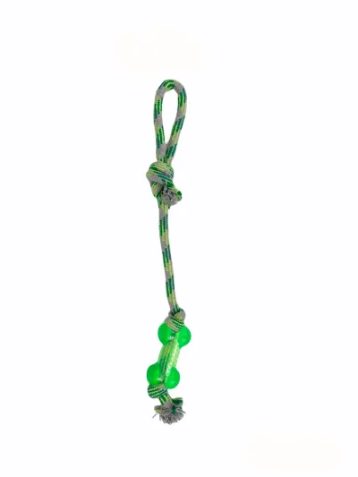 Mordedor TPR 50 cm Green Moly | Juguete XL Resistente para Perros Grandes y Muy Activos