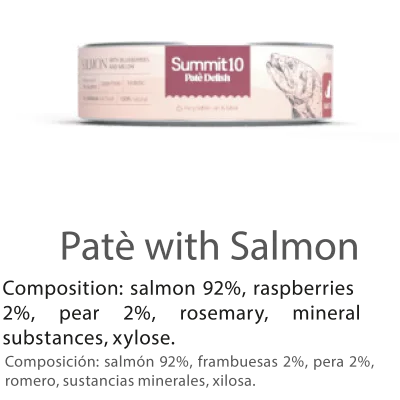 PATÉ DELISH WITH SALMON FOR CATS 85 GR