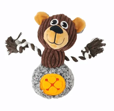 Peluche pour Chiens avec Compartiment à Friandises 26 cm Moly | Jouet Interactif Rembourrable et Très Amusant