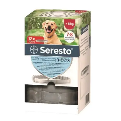 SERESTO CLINICO MAS 8 KG (12X COLLARES)