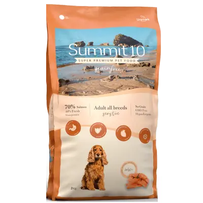SUMMIT 10 GRAIN FREE SENSITIVE SALMON POTATO 3 KG | PIENSO HIPOALERGÉNICO SIN CEREALES PARA PERROS ADULTOS CON SALMÓN