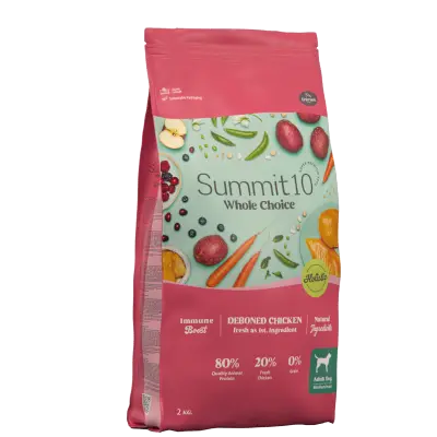 SUMMIT 10 WHOLE CHOICE ADULT CHICKEN 2 KG | PIENSO GRAIN FREE PARA PERROS ADULTOS DE RAZA MEDIANA Y GRANDE