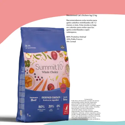SUMMIT WHOLE CHOICE ADULT CAT CHICKEN 7 KG