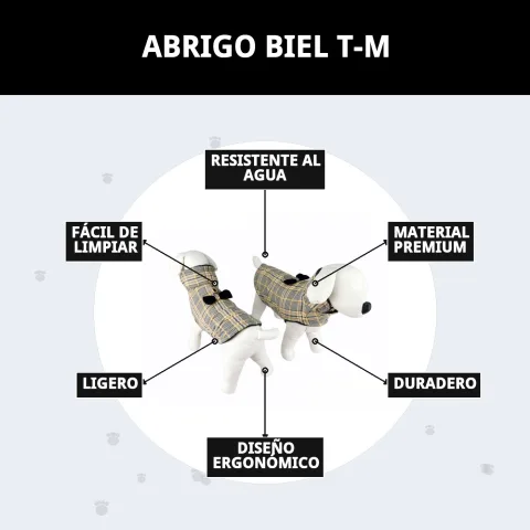 Manteau Biel T-M plié prêt à l'emploi