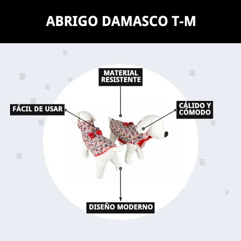 Manteau damasco T-M en extérieur par temps froid