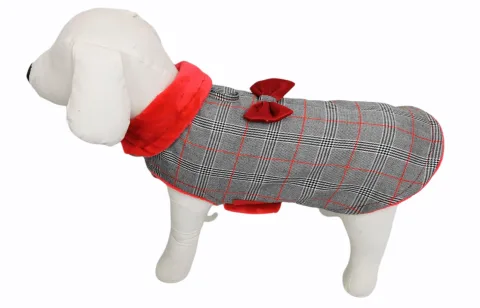 Détail de la doublure en fausse fourrure du manteau Enzo T-XS