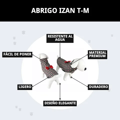 Emballage du manteau Izan T-M prêt à l'expédition