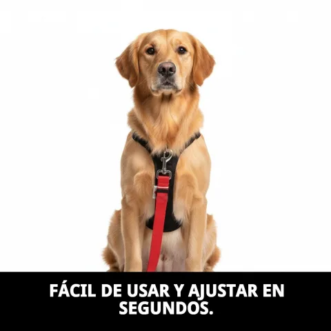 Empaque y presentación del acople cinturón de seguridad para perros