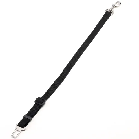 Acople cinturón de seguridad para perros 85x2,5 cm en detalle
