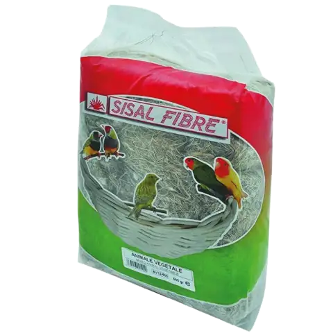 Material de sisal natural para aves en bolsa de 50 gramos Mar Mascotas