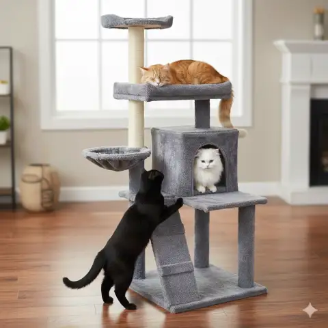 Echelle de l'arbre a griffer modele Paris pour chats