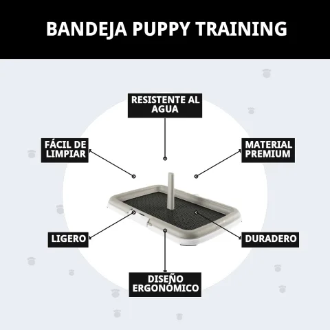 Embalaje de la bandeja Puppy Training lista para envío