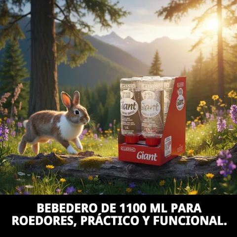 Capacidad de 1100 ml para agua fresca