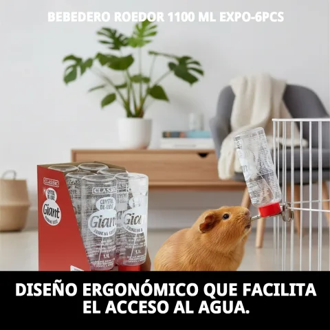 Bebedero para hámsters y otros pequeños roedores