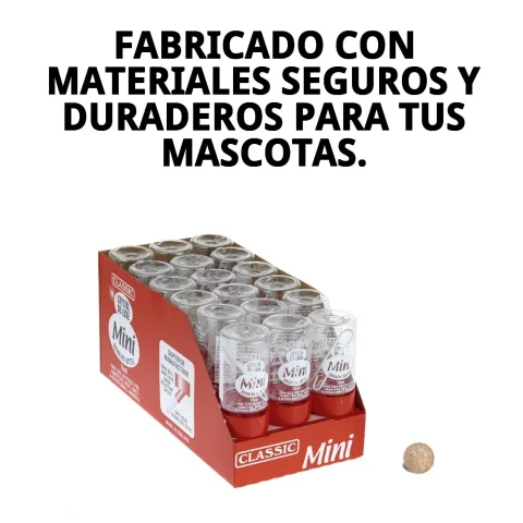 Bebedero roedor 75 ml instalado en jaula de conejos