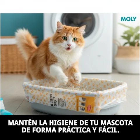 Petite litière pour chats et petits chiens en usage domestique