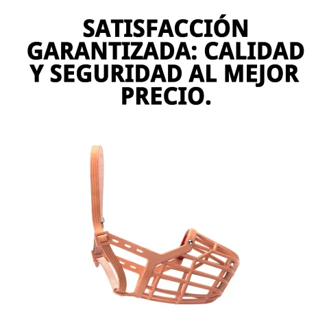 Ajuste de correas del bozal cesta cuero y plástico N.3