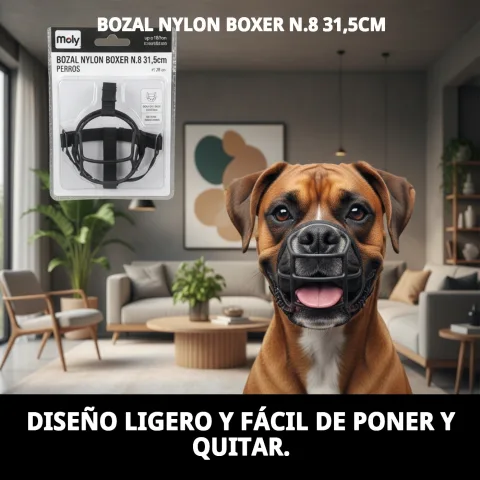 Material de nylon resistente y ligero del bozal para Boxer