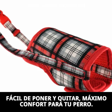 Muserolle deluxe écossaise T-M facile à nettoyer avec un chiffon humide