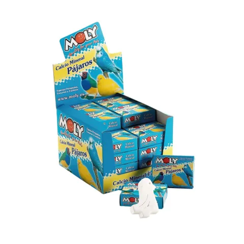 Calcium pour Oiseaux Moly - Présentoir 30 unités