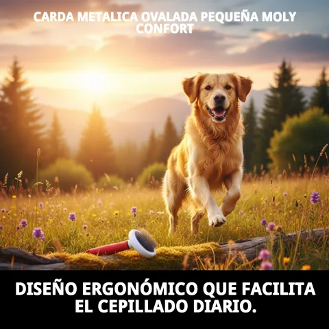 Carda metálica pequeña para zonas delicadas como cuello y orejas