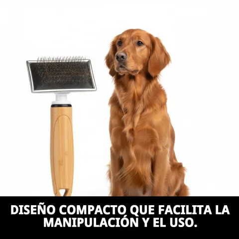 Cepillado en gato pequeño usando carda metálica Moly Confort