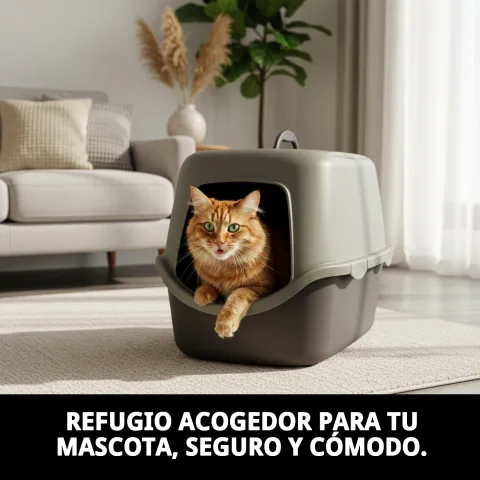 Casita Cathy avec animal reposant à l'intérieur