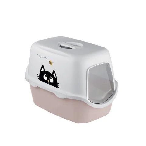 Espacio interior cómodo de la casita Cathy Griffé para gatos
