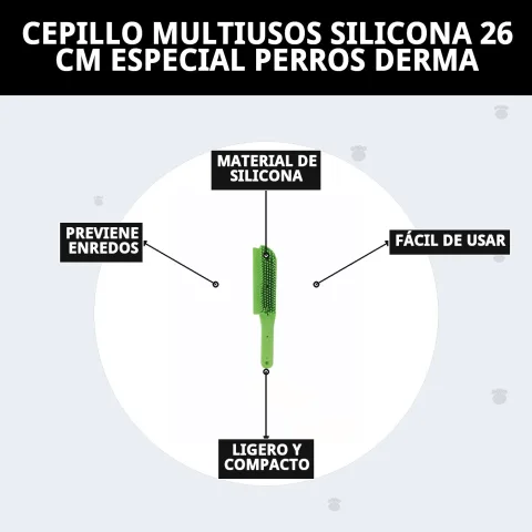 Design léger et résistant de la brosse multiusage en silicone