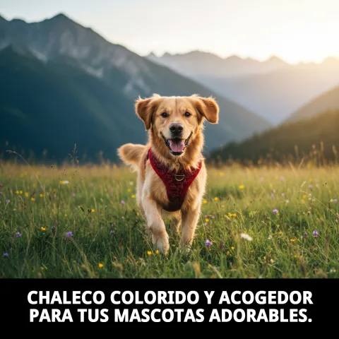 Gilet pour chiens avec bandes réfléchissantes en faible luminosité