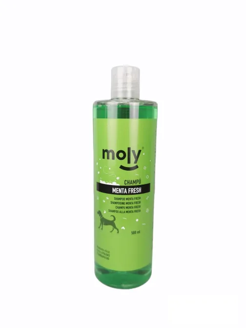 Flacon de Shampoing Menta Fresh 500 ml Moly pour chiens