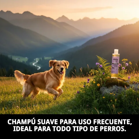 Champú para perros con fórmula suave y pH equilibrado